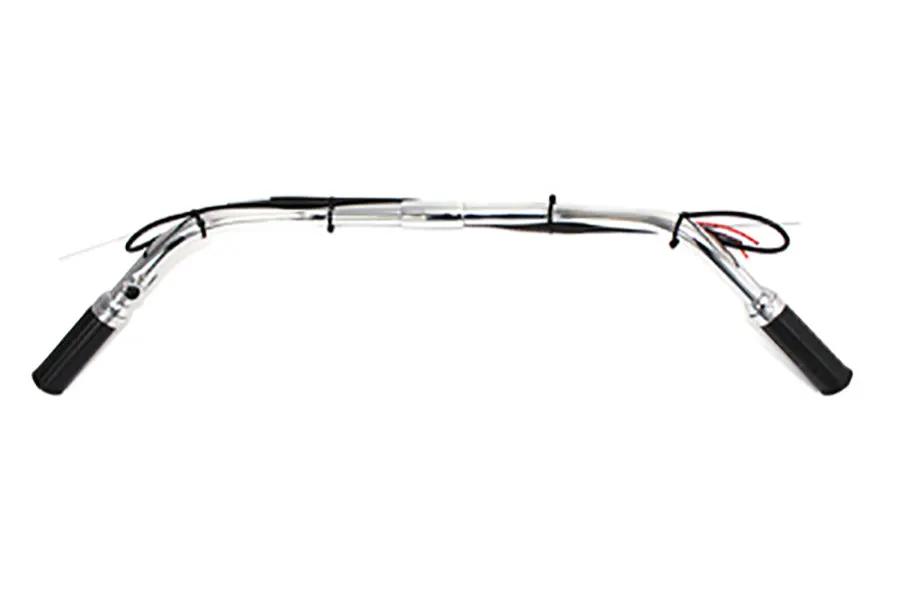 MCM 25-0601 4-inch Chrome Handlebar Assembly for Harley-Davidson FL (1949-1953) by MCM
