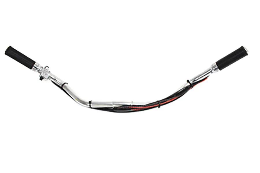 MCM 25-0601 4-inch Chrome Handlebar Assembly for Harley-Davidson FL (1949-1953) by MCM