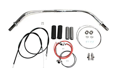 V-Twin 4-1/2 inch Glide Handlebar Assembly for Harley Davidson FL Models by V-Twin