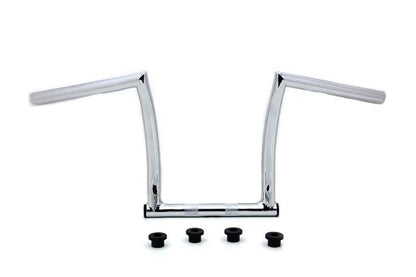 MCM 25-0632 11 Inch Chrome ChiZeled Z-Bar Handlebar for Harley Davidson XL Models by MCM