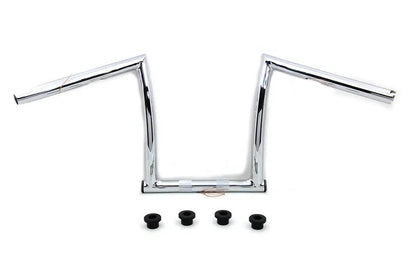 MCM 25-0632 11 Inch Chrome ChiZeled Z-Bar Handlebar for Harley Davidson XL Models by MCM
