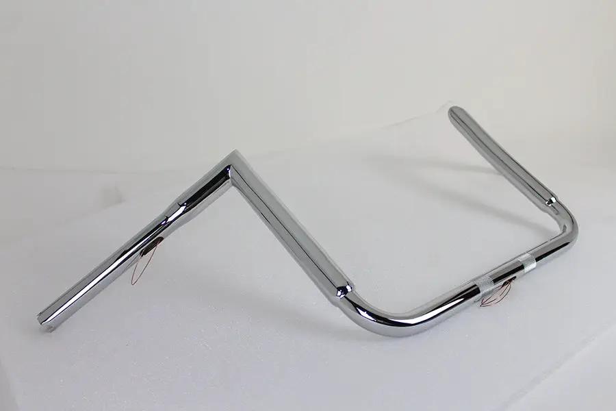 MCM 12-inch Chrome ChiZeled Z-Bar Handlebar for Harley Davidson FLH Models (Part #20246) by MCM