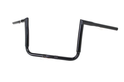MCM 20246B 12 Inch Black ChiZeled Z-Bar Handlebar for Harley Davidson FLH Models by MCM