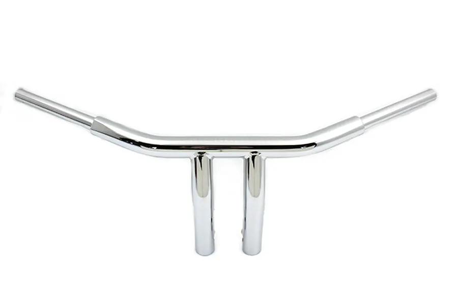 MCM 8 Inch Fatster 'T' Handlebar with Indents for Harley Davidson Models by MCM