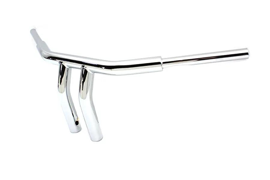 MCM 8 Inch Fatster 'T' Handlebar with Indents for Harley Davidson Models by MCM