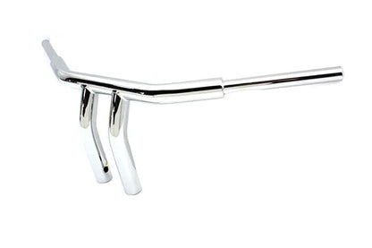 MCM 8 Inch Fatster 'T' Handlebar with Indents for Harley Davidson Models by MCM