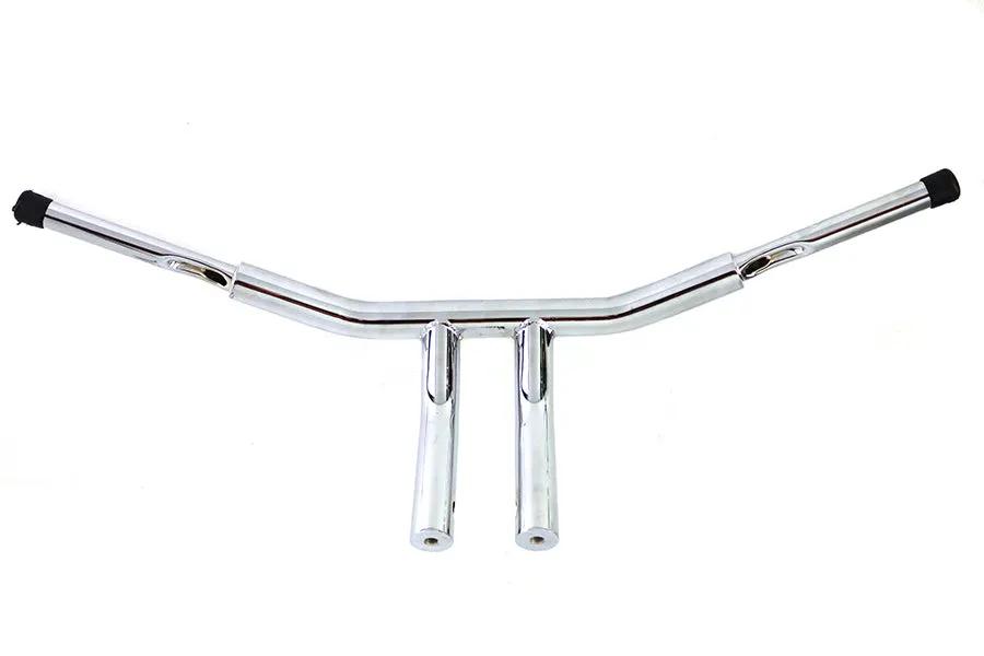 MCM 8 Inch Fatster 'T' Handlebar with Indents for Harley Davidson Models by MCM
