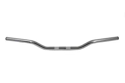MCM Chrome 2 Inch Drag Handlebar with Indents for Harley Davidson by MCM
