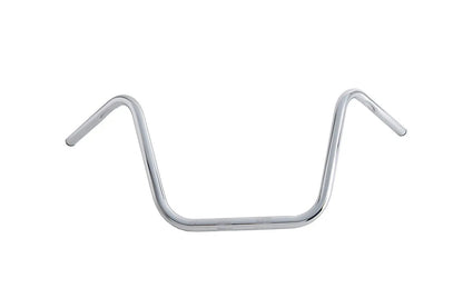 MCM 12 Inch Ape Hanger Handlebars with Indents Chrome for Harley Davidson Models by MCM
