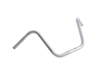 MCM 12 Inch Ape Hanger Handlebars with Indents Chrome for Harley Davidson Models by MCM
