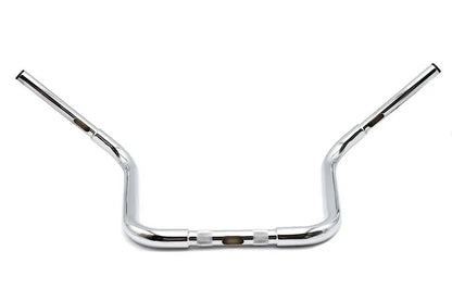 MCM 12-1/2 Inch Buffalo Ape Hanger Handlebar with Indents Chrome for Harley Davidson by MCM