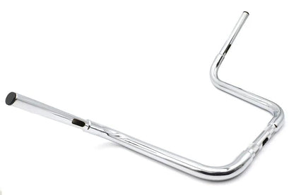 MCM 12-1/2 Inch Buffalo Ape Hanger Handlebar with Indents Chrome for Harley Davidson by MCM