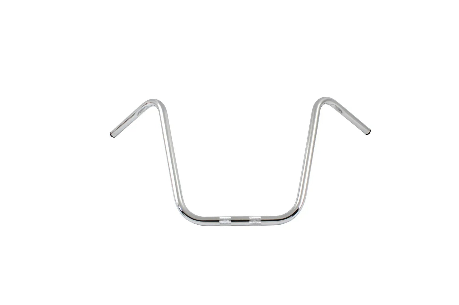 MCM 16 inch Ape Hanger Handlebar with Indents Chrome for Harley Davidson FL, Fx, XL 1982-1985 by MCM
