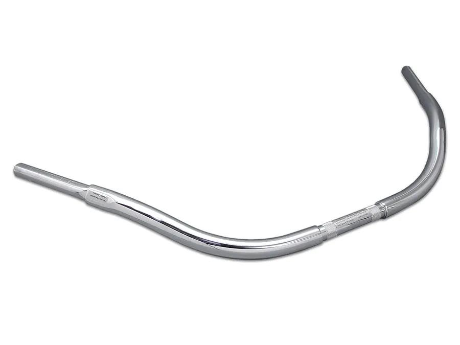 MCM 1-1/4 Inch Beach Bar Handlebar with Indents for Harley Davidson Models by MCM