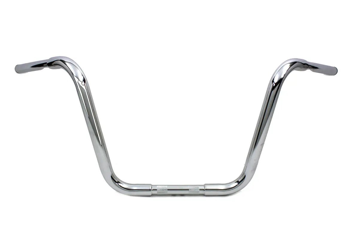 MCM 08586 14 Inch Buffalo Ape Hanger Handlebar with Indents for Harley Davidson by MCM