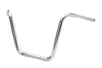 MCM 16 Inch Buffalo Ape Hanger Handlebar with Indents Chrome - Fits Harley Davidson FL, Fx, XL 1982-1985 by MCM