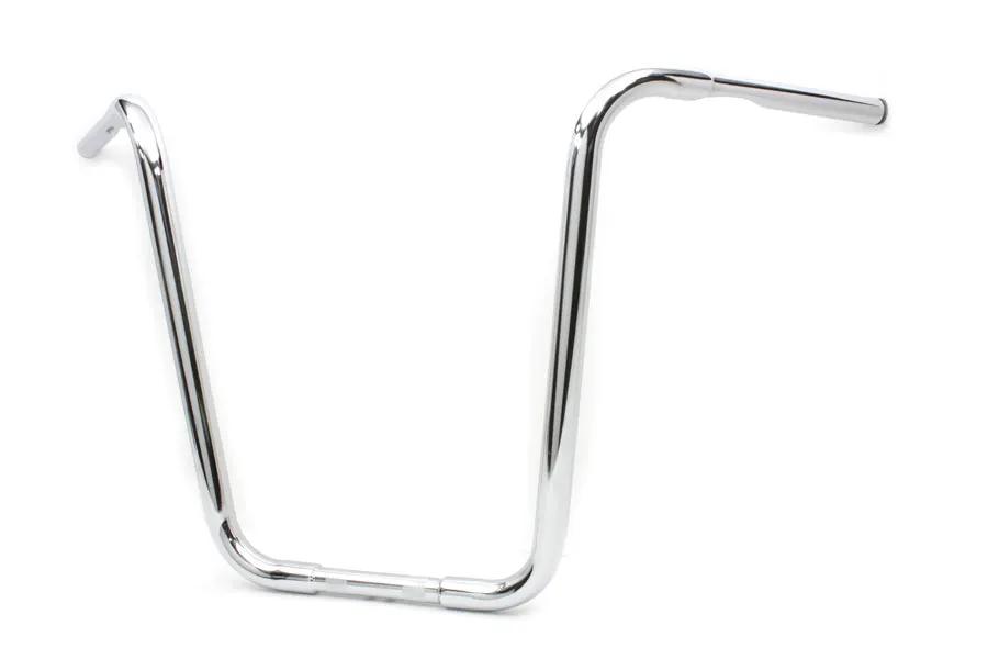 MCM 20 Inch Buffalo Ape Hanger Handlebar with Indents Chrome for Harley Davidson by MCM