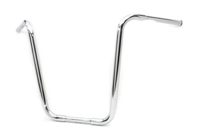 MCM 20 Inch Buffalo Ape Hanger Handlebar with Indents Chrome for Harley Davidson by MCM