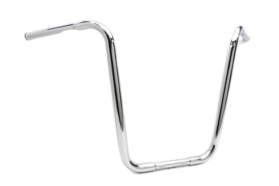 MCM 20 Inch Buffalo Ape Hanger Handlebar with Indents Chrome for Harley Davidson by MCM