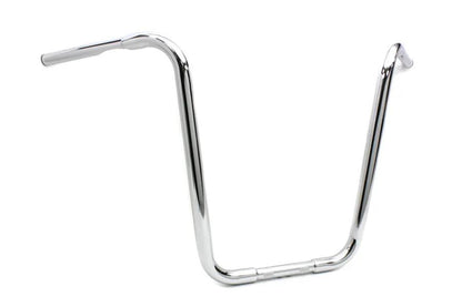 MCM 20 Inch Buffalo Ape Hanger Handlebar with Indents Chrome for Harley Davidson by MCM
