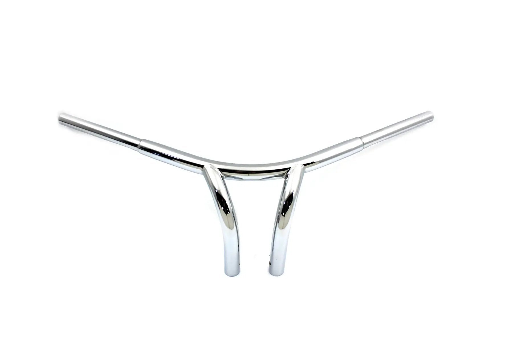 MCM 8-1/2 Inch Curved Riser Handlebar with Indents for Harley Davidson 1982-1985 FL, FX, XL by MCM