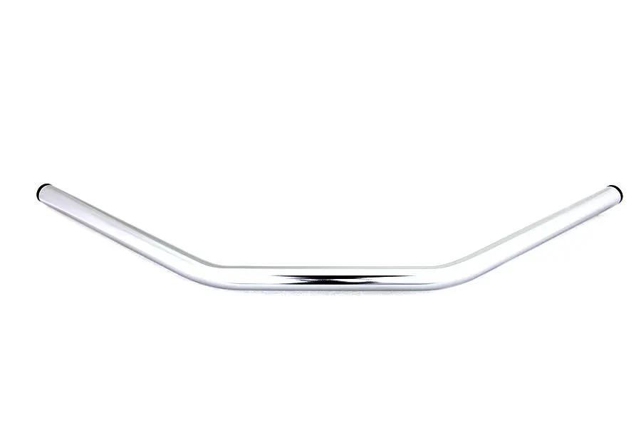 MCM Flat Drag Handlebar Without Indents Chrome Part 20301-CHROME for Harley Davidson FL & FX Models by MCM