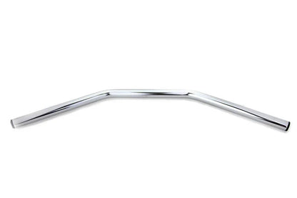 MCM Flat Drag Handlebar Without Indents Chrome Part 20301-CHROME for Harley Davidson FL & FX Models by MCM