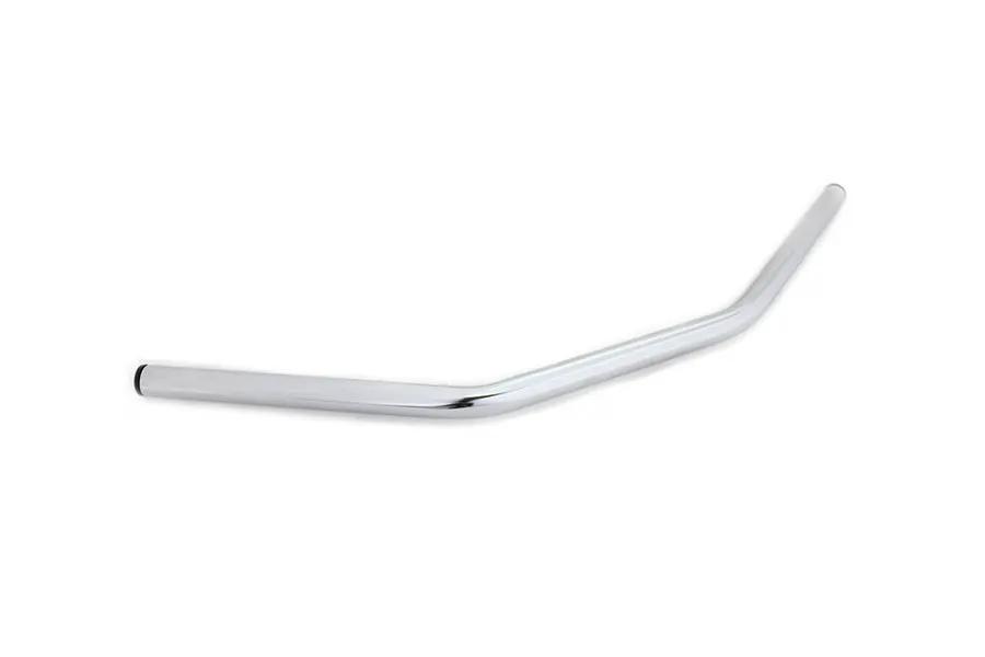 MCM Flat Drag Handlebar Without Indents Chrome Part 20301-CHROME for Harley Davidson FL & FX Models by MCM