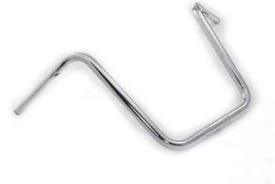 MCM 18 Inch Rhino Ape Hanger Handlebar with Indents Chrome - Part 31-0189AS by MCM