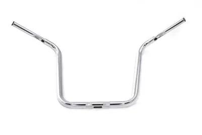 MCM 18 Inch Rhino Ape Hanger Handlebar with Indents Chrome - Part 31-0189AS by MCM