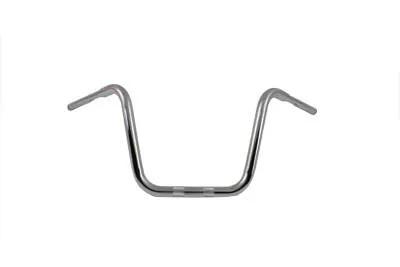 MCM 12-1/2 Inch Rhino Ape Hanger Handlebar with Indents Chrome - Part 31-0165AS by MCM
