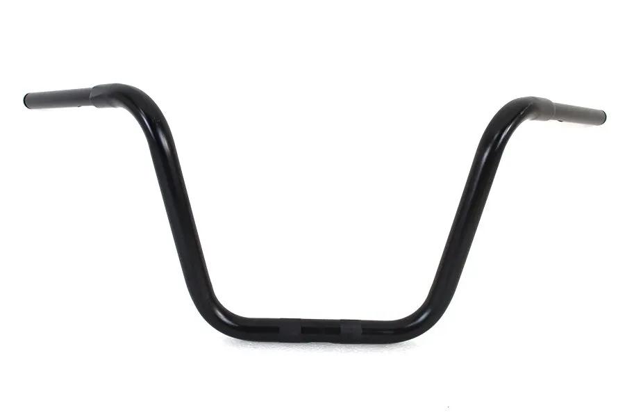MCM 12-1/2 Inch Rhino Ape Hanger Handlebar with Indents in Black, Part Number 20289B by MCM