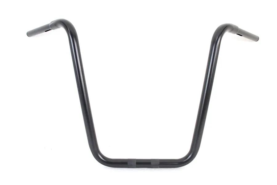 MCM 19-1/2 inch Rhino Ape Hanger Handlebar with Indents in Black, Part Number 20291B by MCM