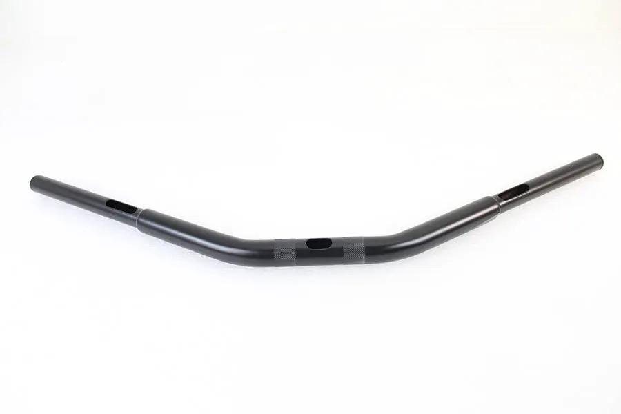 MCM 5-1/2 inch Drag Replica Handlebar with Indents Black - Part #20244AB by MCM