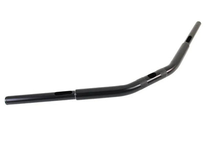 MCM 5-1/2 inch Drag Replica Handlebar with Indents Black - Part #20244AB by MCM