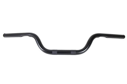 V-Twin 1 Inch Super Bar Handlebar with Indents - Black Finish for Harley Davidson by V-Twin