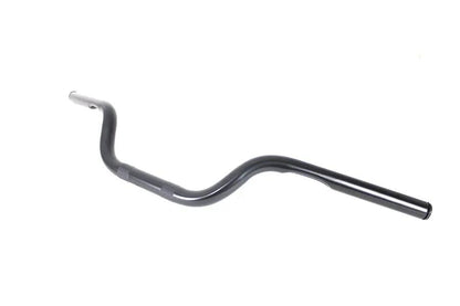 V-Twin 1 Inch Super Bar Handlebar with Indents - Black Finish for Harley Davidson by V-Twin