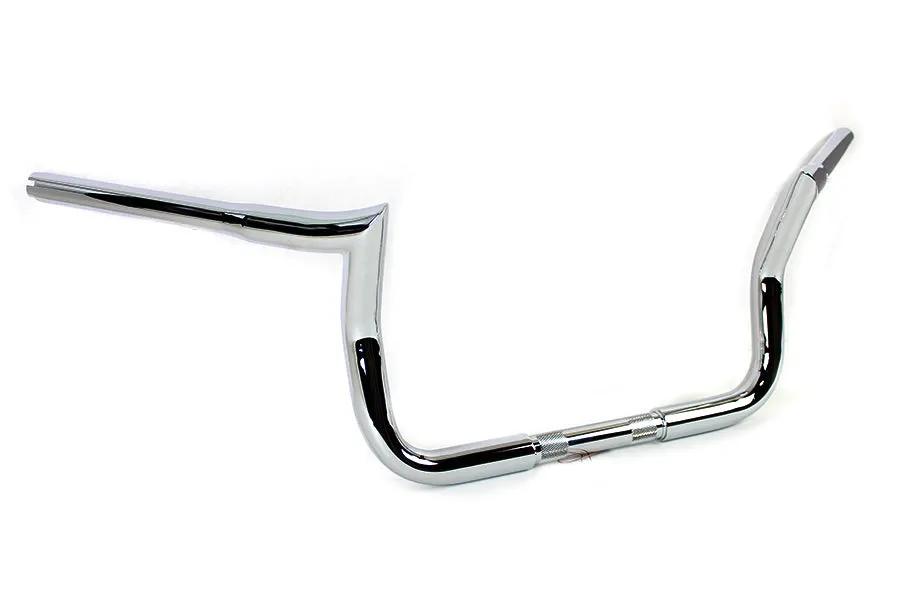 MCM 10 Inch Chrome Ape Handlebar (Part Number 20247) for Harley Davidson FLT Models by MCM