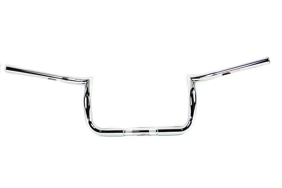 MCM 10 Inch Chrome Ape Handlebar (Part Number 20247) for Harley Davidson FLT Models by MCM