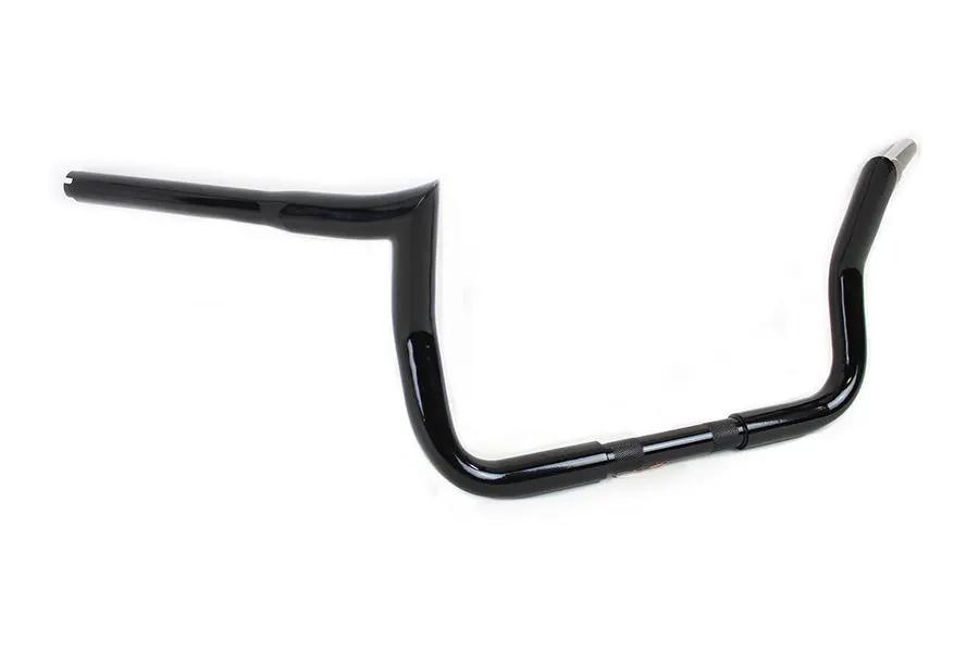 MCM 20247B 10 Inch Handlebar Without Indents for Harley Davidson FLT - Black by MCM