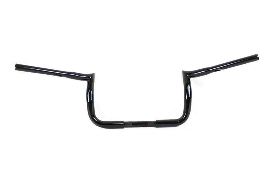 MCM 20247B 10 Inch Handlebar Without Indents for Harley Davidson FLT - Black by MCM