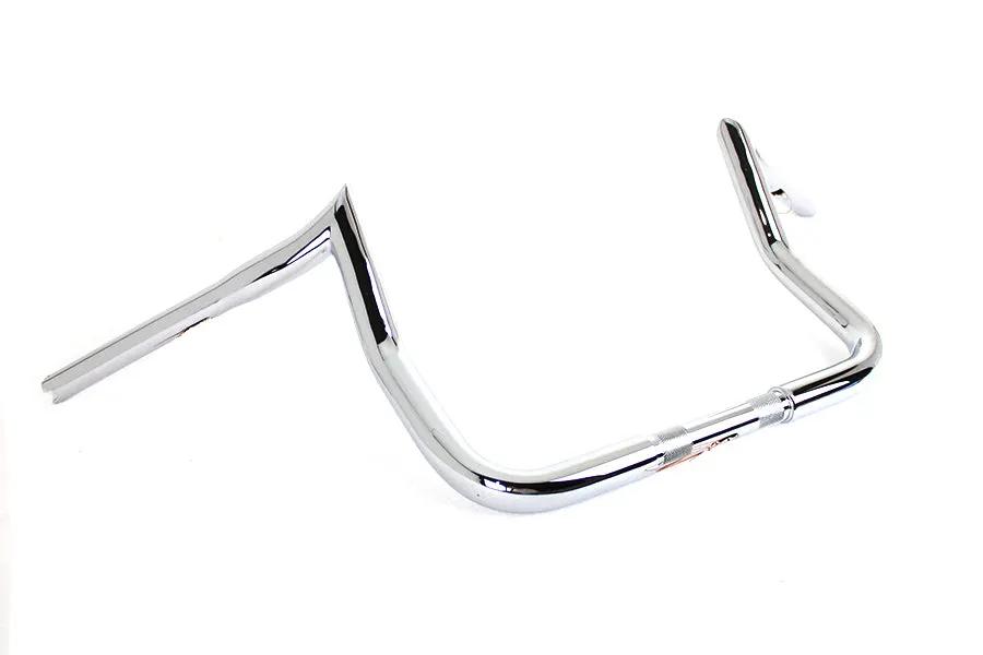 MCM 20210 12 Inch Chrome Ape Handlebar for Harley Davidson FLT Models by MCM