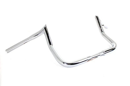 MCM 20210 12 Inch Chrome Ape Handlebar for Harley Davidson FLT Models by MCM