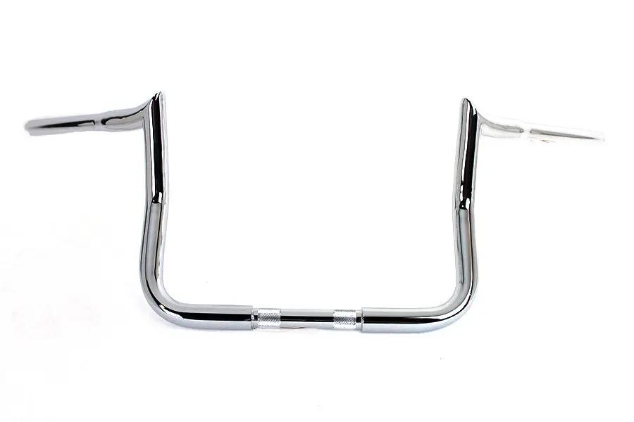 MCM 20210 12 Inch Chrome Ape Handlebar for Harley Davidson FLT Models by MCM