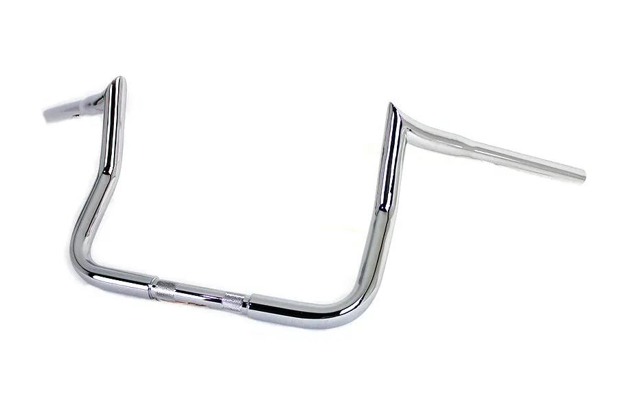 MCM 20210 12 Inch Chrome Ape Handlebar for Harley Davidson FLT Models by MCM