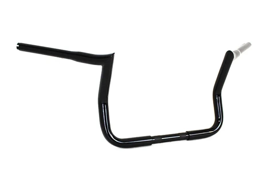 MCM Black 12-Inch Handlebar without Indents for Harley Davidson FLT Models by MCM