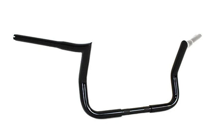 MCM Black 12-Inch Handlebar without Indents for Harley Davidson FLT Models by MCM