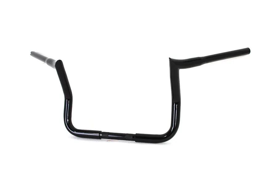 MCM Black 12-Inch Handlebar without Indents for Harley Davidson FLT Models by MCM