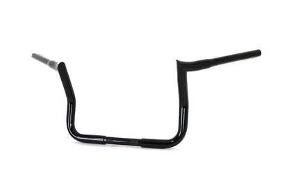 MCM Black 12-Inch Handlebar without Indents for Harley Davidson FLT Models by MCM