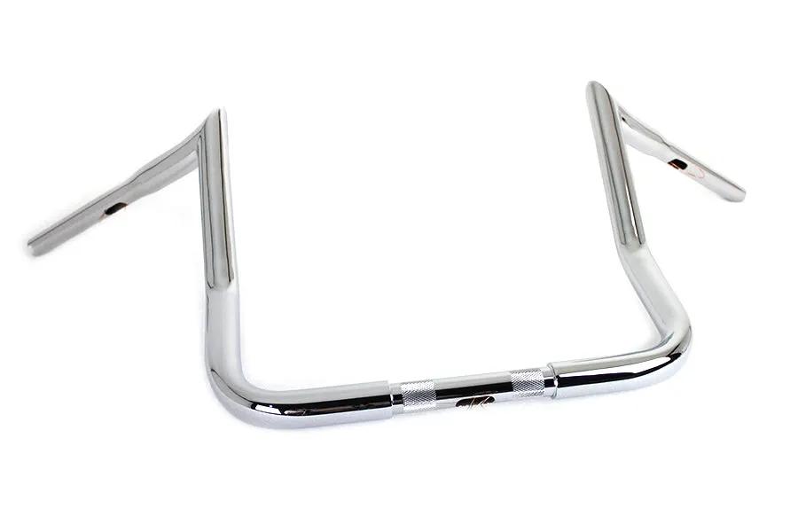 MCM 14 Inch Handlebar without Indents Chrome for Harley Davidson FLT Models - Part 20211 by MCM